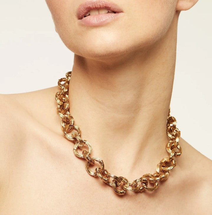 Collier Maille Ariane doré