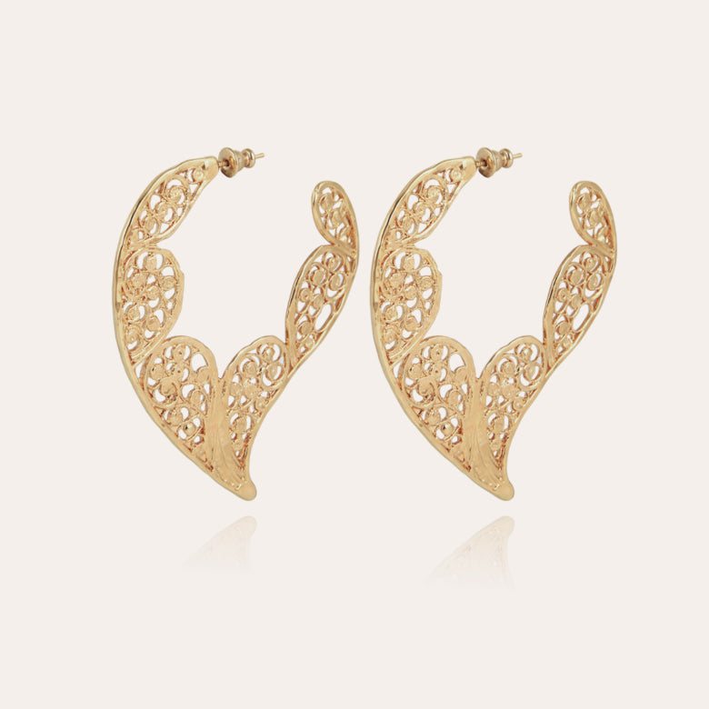 Boucles d'oreilles Paule or